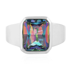 Anillo en plata con Topacio rocío de la mañana
