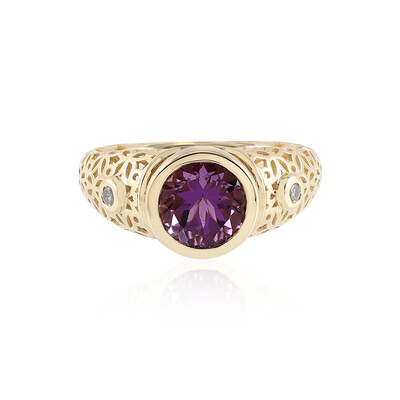 Anillo en oro con Amatista de Uruguay (Ornaments by de Melo)