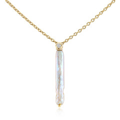 Collar en plata con Perla Keshi (TPC)
