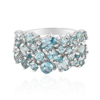 Anillo en plata con Zircón de Ratanak Kirí