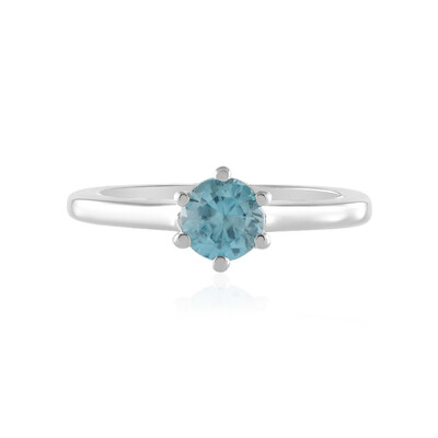 Anillo en plata con Zircón de Ratanak Kirí