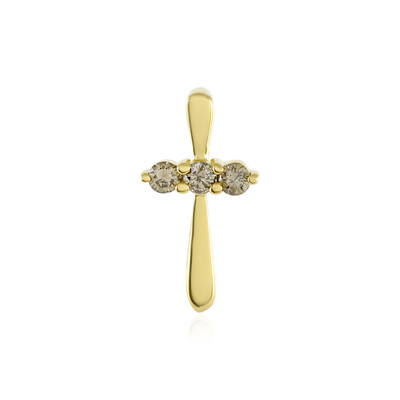 Colgante en plata con Diamante I3 champán