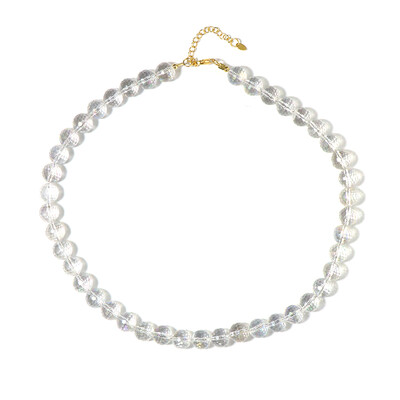 Collar en plata con Cuarzo Angel Aura