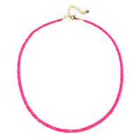 Collar en plata con Ópalo rosa