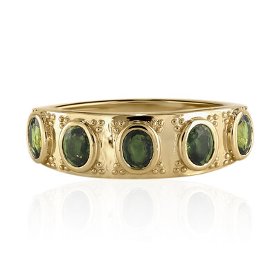 Anillo en oro con Zafiro verde acacia de Queensland (Mark Tremonti)