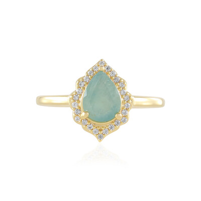 Anillo en plata con Grandidierita