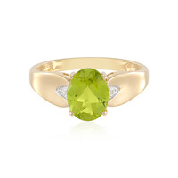 Anillo en oro con Peridoto