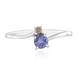 Anillo en plata con Tanzanita