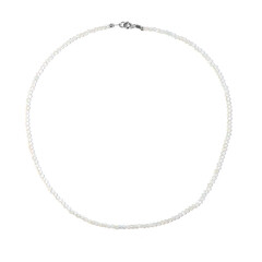 Collar en plata con Topacio blanco