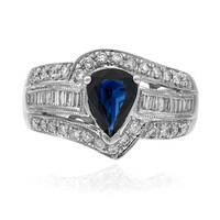 Anillo en oro con Zafiro de Ceilán (CIRARI)