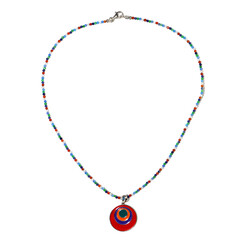 Collar en plata con Zircón (Riya)