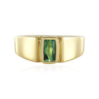 Anillo en plata con Turmalina verde Benedito(Adela Silber)