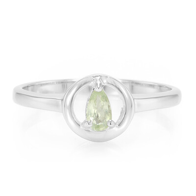 Anillo en plata con Turmalina Paraíba