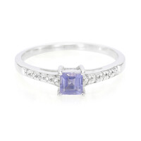 Anillo en plata con Iolita de Orissa