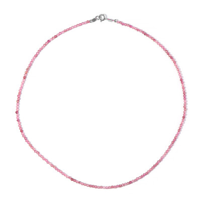Collar en plata con Cuarzo Fresa