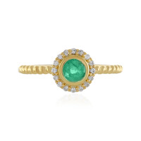 Anillo en plata con Esmeralda de Colombia