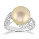 Anillo en oro con Perla dorada del Mar del Sur Kabira  (TPC)