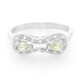 Anillo en plata con Turmalina cuprífera