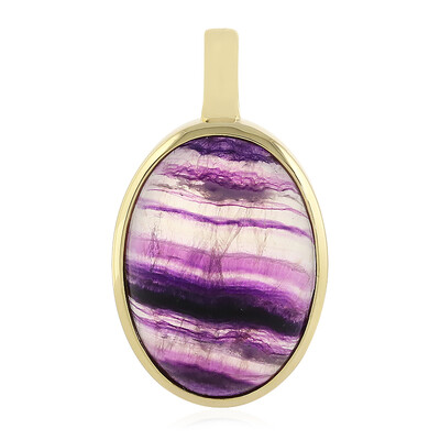 Colgante en plata con Fluorita