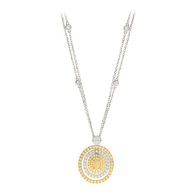 Collar en oro con Diamante amarillo SI2 (CIRARI)