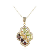 Collar en plata con Granate