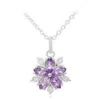 Collar en plata con Amatista