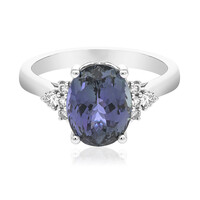 Anillo en oro con Tanzanita sin calentar (CIRARI)