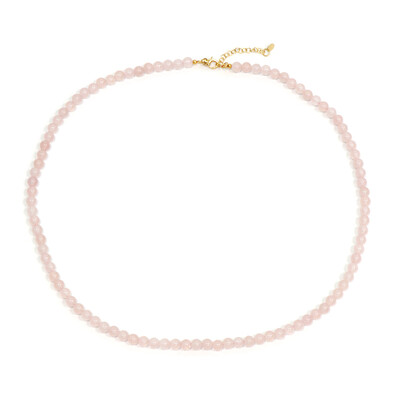 Collar en plata con Cuarzo rosa