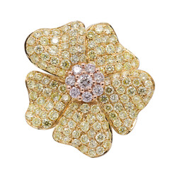 Anillo en oro con Diamante rosa I1 (CIRARI)