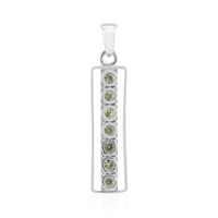Colgante en plata con Zafiro verde de Tulear (Pallanova)
