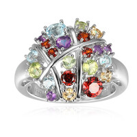 Anillo en plata con Citrino