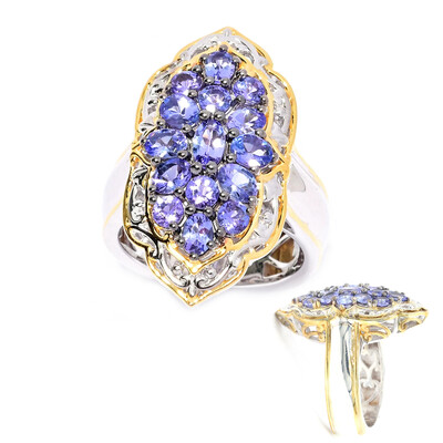 Anillo en plata con Tanzanita (Gems en Vogue)