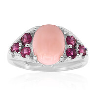Anillo en plata con Ópalo rosa