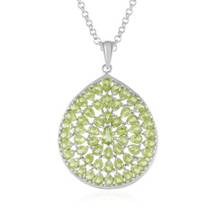 Collar en plata con Peridoto