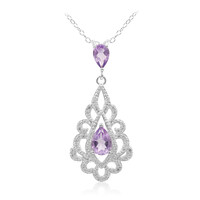 Collar en plata con Amatista