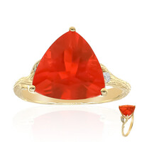 Anillo en oro con Ópalo de fuego de México (Smithsonian)
