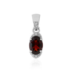 Colgante en plata con Granate de Mozambique