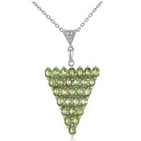Collar en plata con Turmalina Paraíba