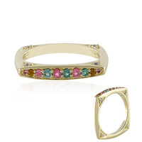Anillo en oro con Turmalina rosa de Brasil (de Melo)