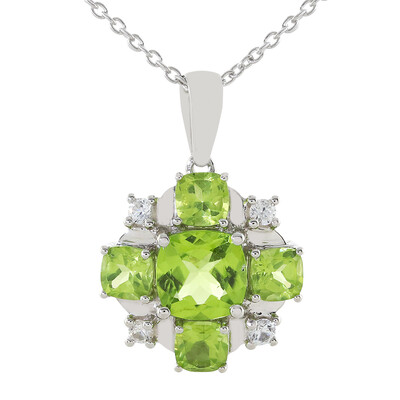 Collar en plata con Peridoto