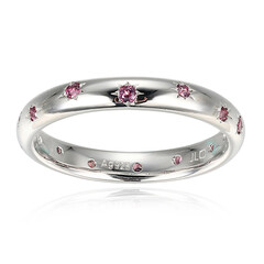 Anillo en plata con Rodolita
