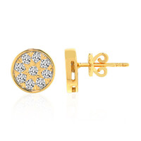 Pendientes en oro con Diamante IF (D)