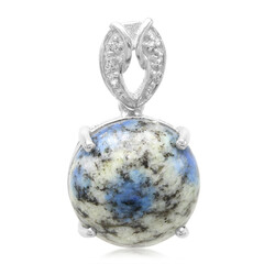 Colgante en plata con Azurita de K2
