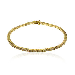 Brazalete en oro con Diamante champán SI2