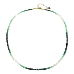 Collar en plata con Esmeralda de Brasil