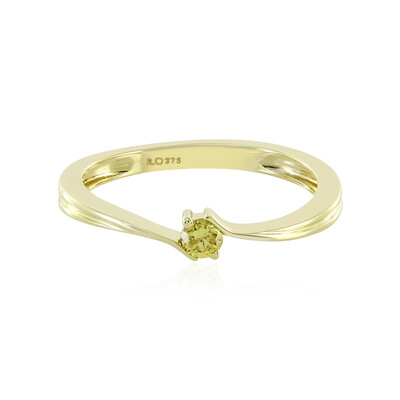 Anillo en oro con Diamante amarillo I4
