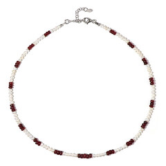 Collar en plata con Rubí (Riya)