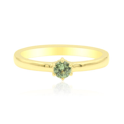 Anillo en oro con Demantoide de Madagascar (John Ferry)