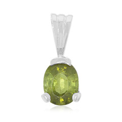 Colgante en plata con Turmalina cuprífera