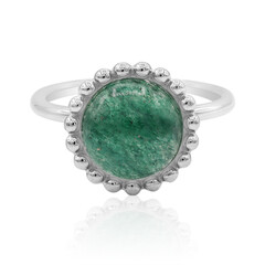 Anillo en plata con Aventurina